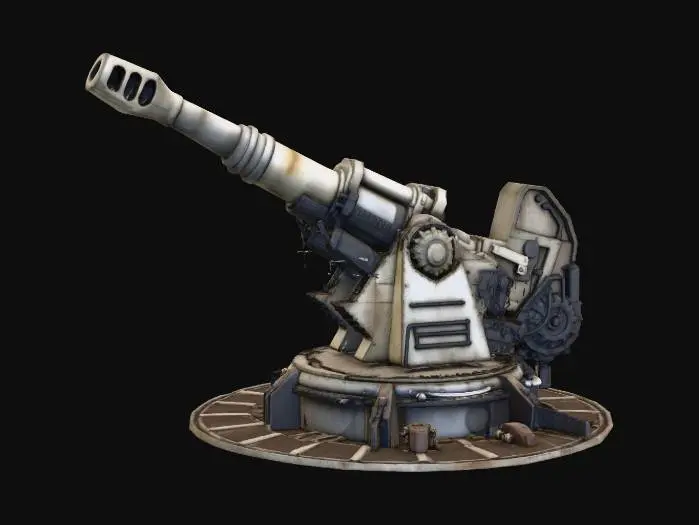 3D model for RA2 Grand Cannon