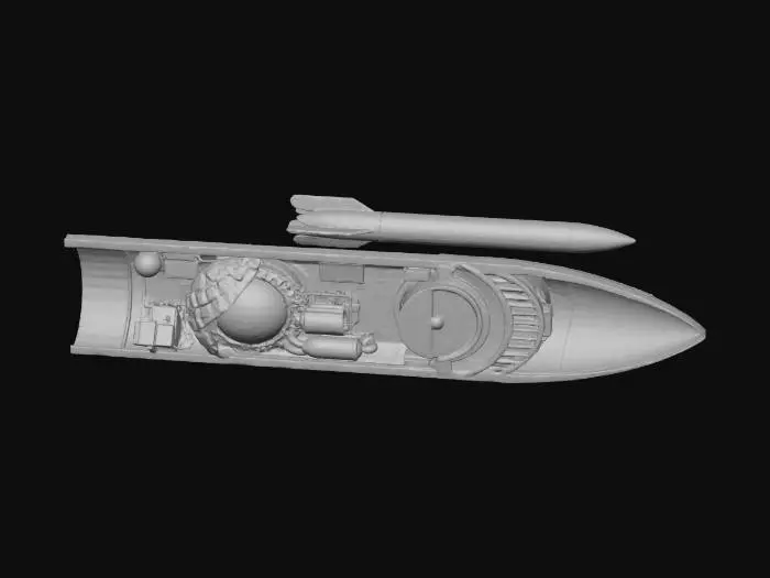 3D model for B61 Thermonuclear Bomb