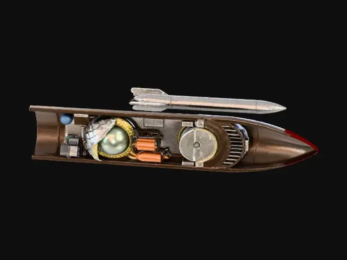 3D model for B61 Thermonuclear Bomb