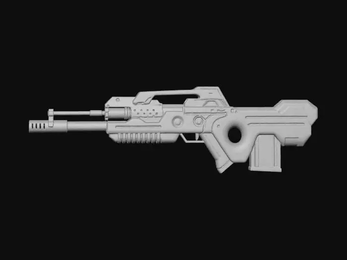 3D model for CNC Renegade Tiberium Auto Rifle