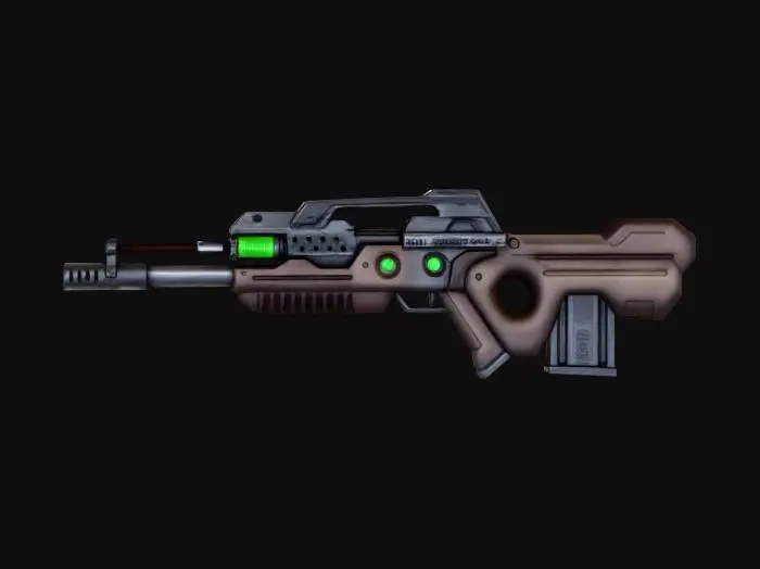 3D model for CNC Renegade Tiberium Auto Rifle