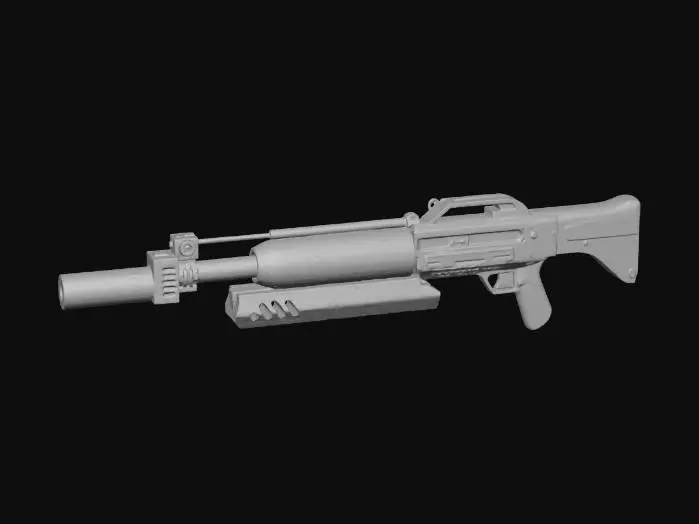 3D model for CNC Renegade Railgun