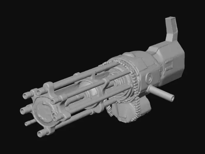3D model for CNC Renegade Chaingun