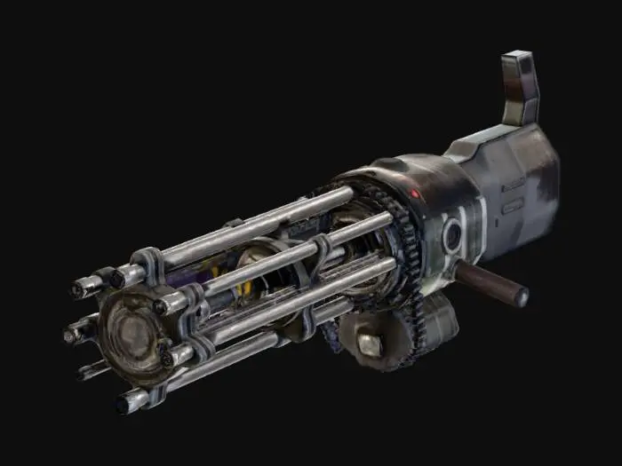 3D model for CNC Renegade Chaingun