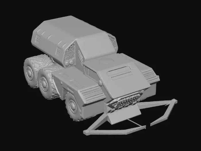 3D model for CNC Renegade Tiberium Harvester