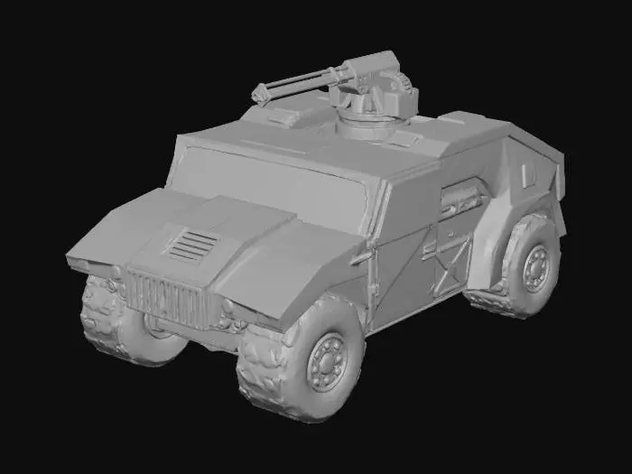 3D model for CNC Renegade Humvee