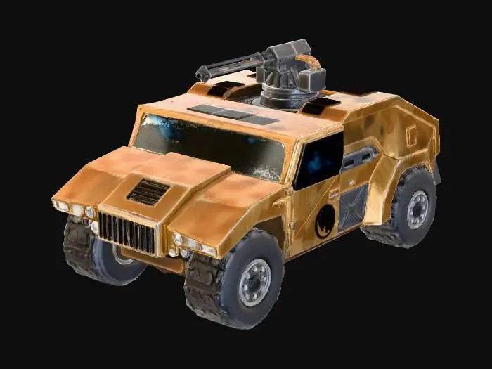 3D model for CNC Renegade Humvee