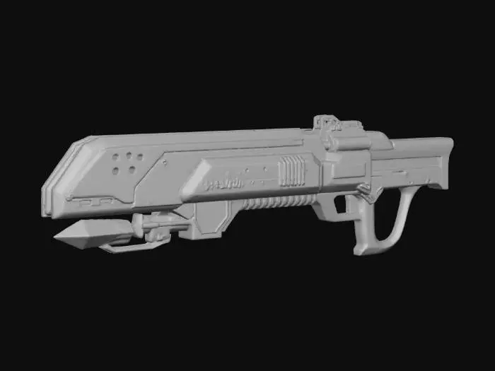3D model for CNC Renegade Laser Rifle