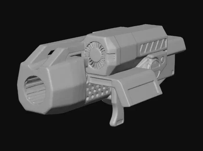 3D model for CNC Renegade Merlin Personal Ion Cannon