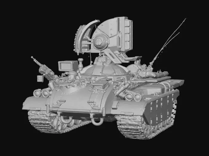 3D model for CNC Red Alert 2 Prism Tank