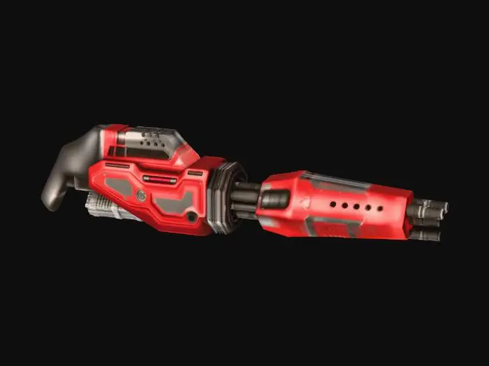 3D model for CNC Renegade Laser Chain Gun