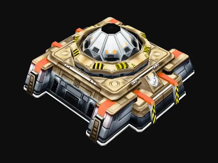 3D model for CNC3 Ion Cannon Control Center