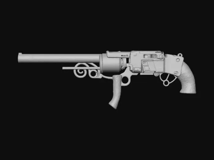 3D model for Arcanum Repeater Rifle