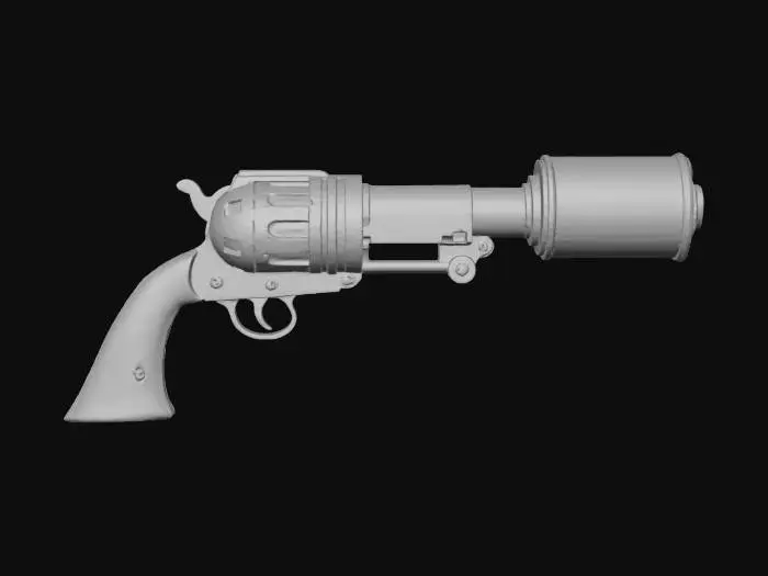 3D model for Arcanum Hushed Revolver