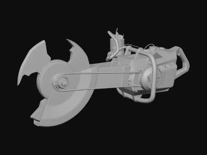 3D model for Fallout 76 Auto Axe