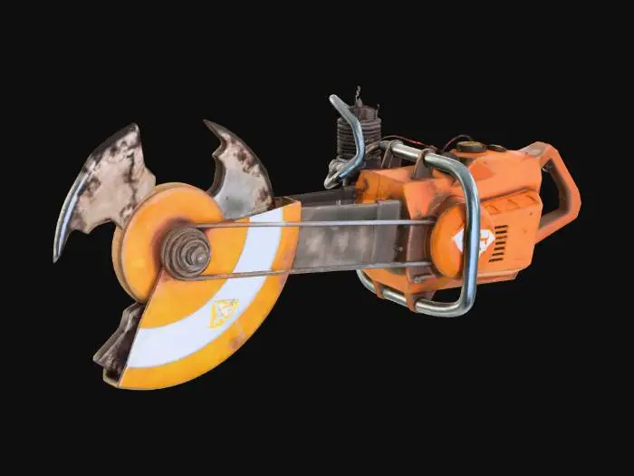 3D model for Fallout 76 Auto Axe