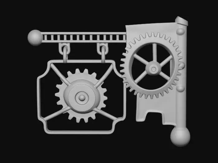 3D model for Arcanum Tech Vendor Sign