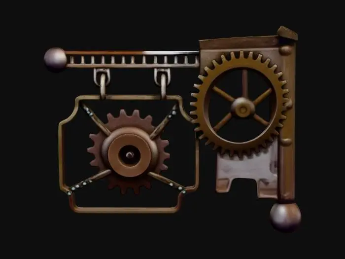 3D model for Arcanum Tech Vendor Sign