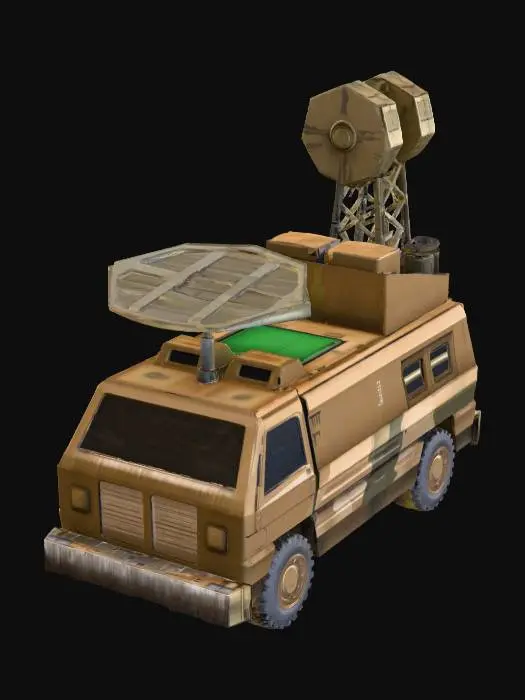 3D model for CNC Generals Radar Van
