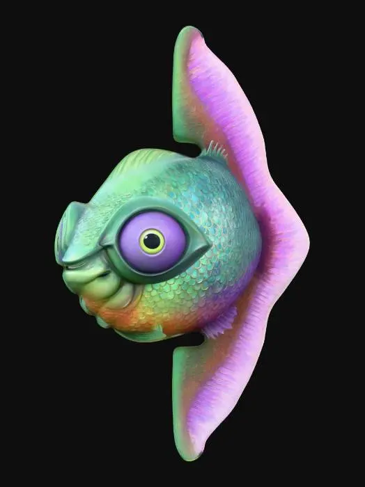 3D model for Subnautica Reginald