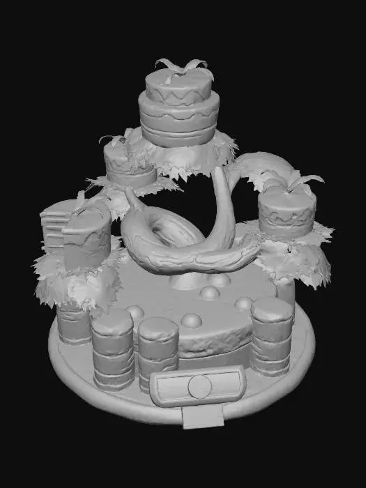 3D model for Two Point Museum: Cake Plant