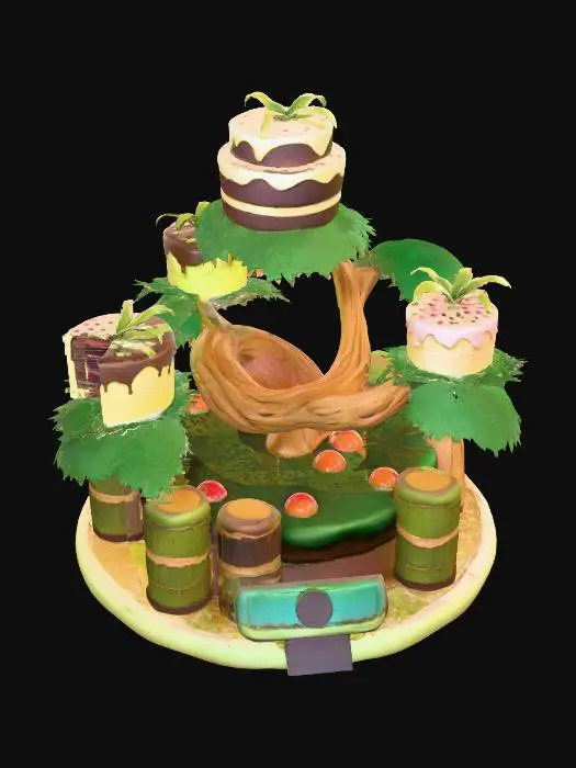 3D model for Two Point Museum: Cake Plant