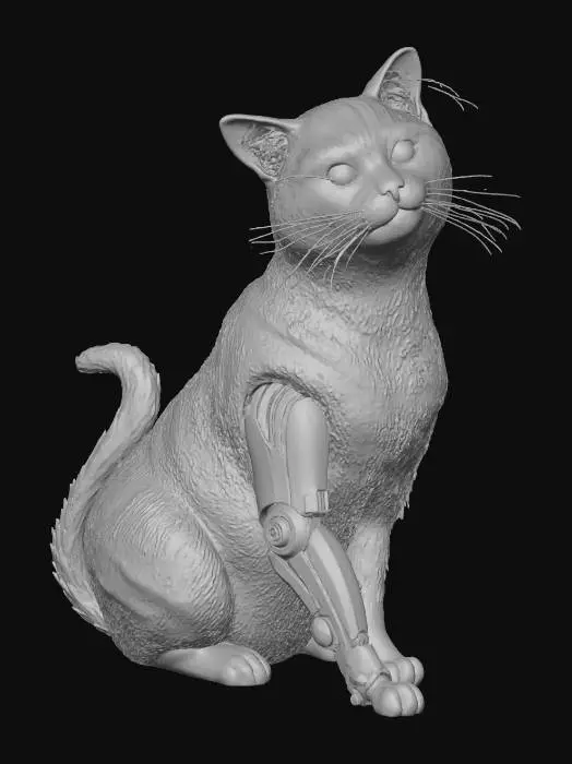 3D model for Subnautica Potato the Cat