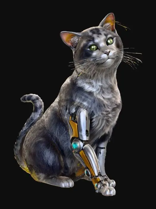 3D model for Subnautica Potato the Cat