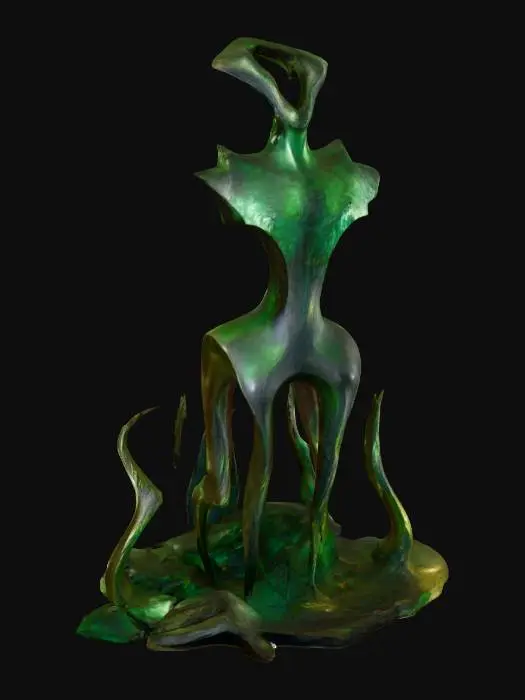 3D model for Subnautica Architect Statue