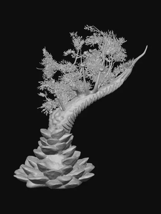 3D model for Subnautica Membrain Tree