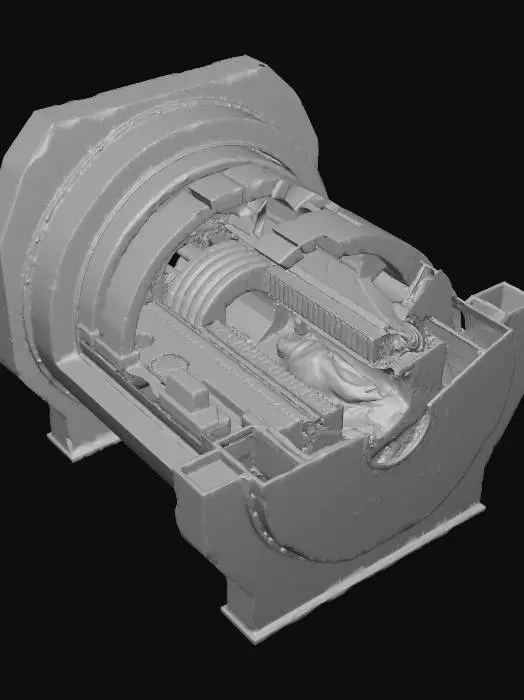 3D model for MRI Scanner Diagram