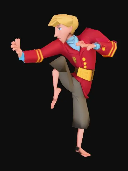 3D model for Escape From Monkey Island Ninja-Guybrush