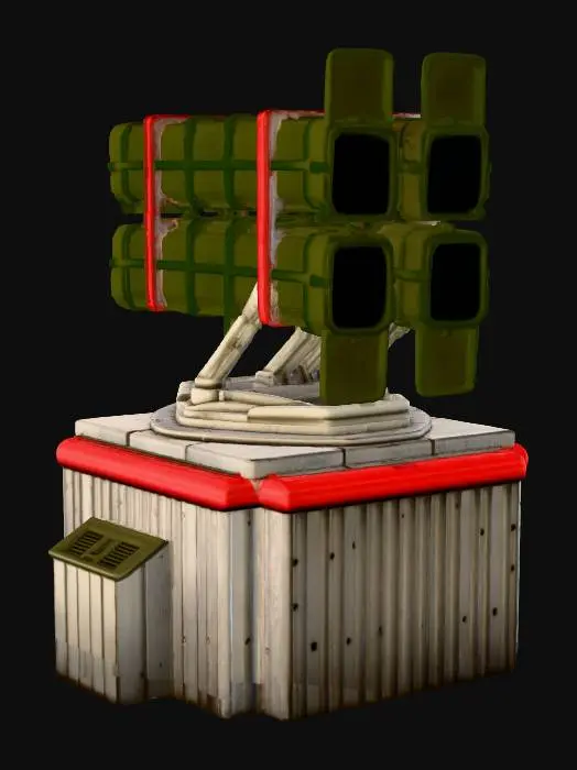 3D model for Generals Evo Patriot Missile System