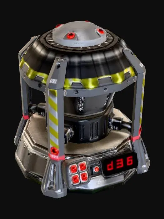 3D model for CNC Renegade Ion Cannon Beacon