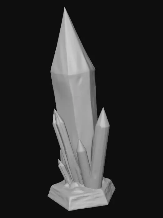 3D model for CNC Renegade Tiberium Crystal