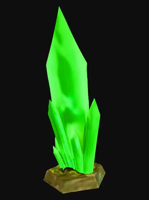 3D model for CNC Renegade Tiberium Crystal