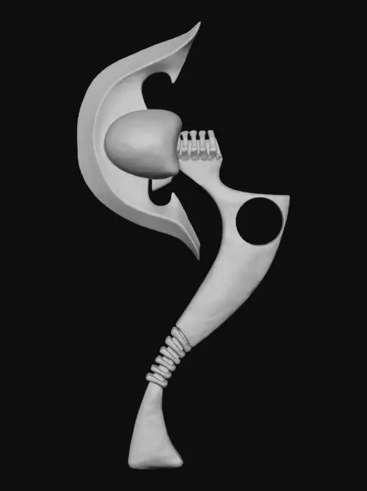 3D model for Arcanum Power Axe