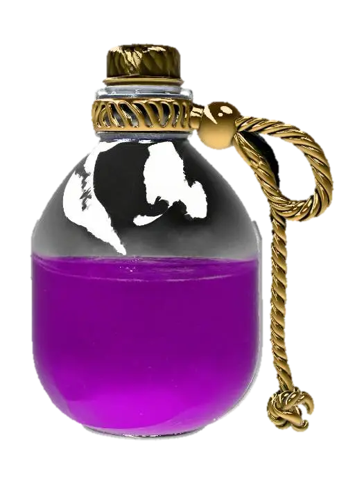 D2R Rejuvenation Potion 3D model, vytvořený pomocí AI