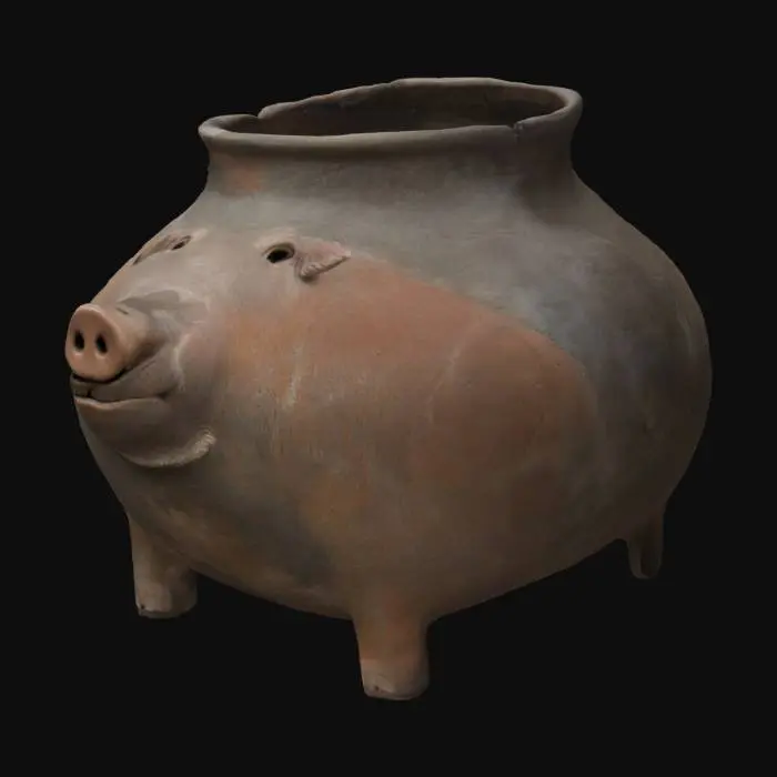 3D model for Neolithic Pig Pot