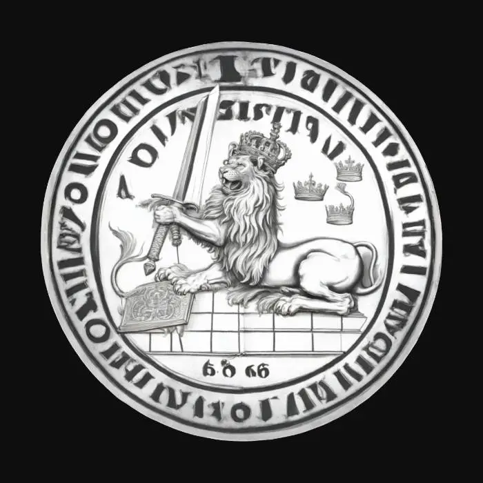 3D model for University Seal 1666