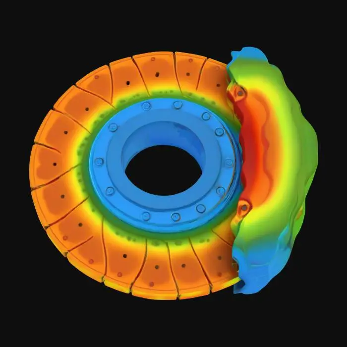 3D model for FEA Heat Brake