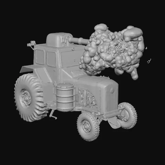 3D model for CNC Generals Toxin Tractor