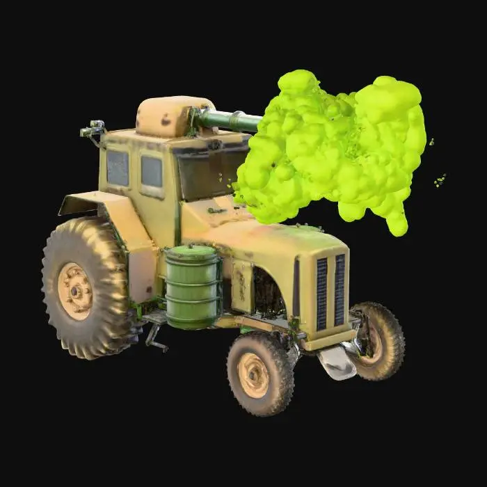 3D model for CNC Generals Toxin Tractor