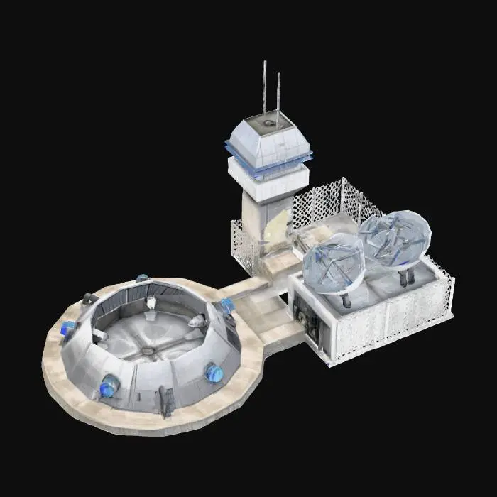 3D model for CNC Generals Particle Cannon