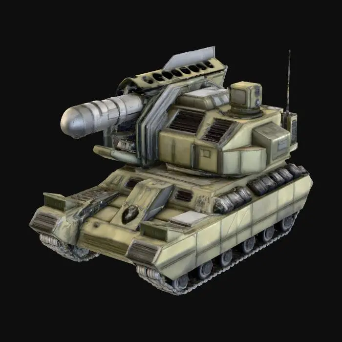 3D model for CNC Generals Tomahawk Launcher