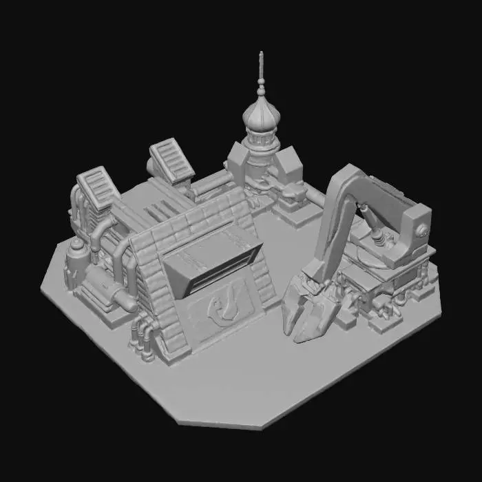 3D model for RA2: Soviet Construction Yard