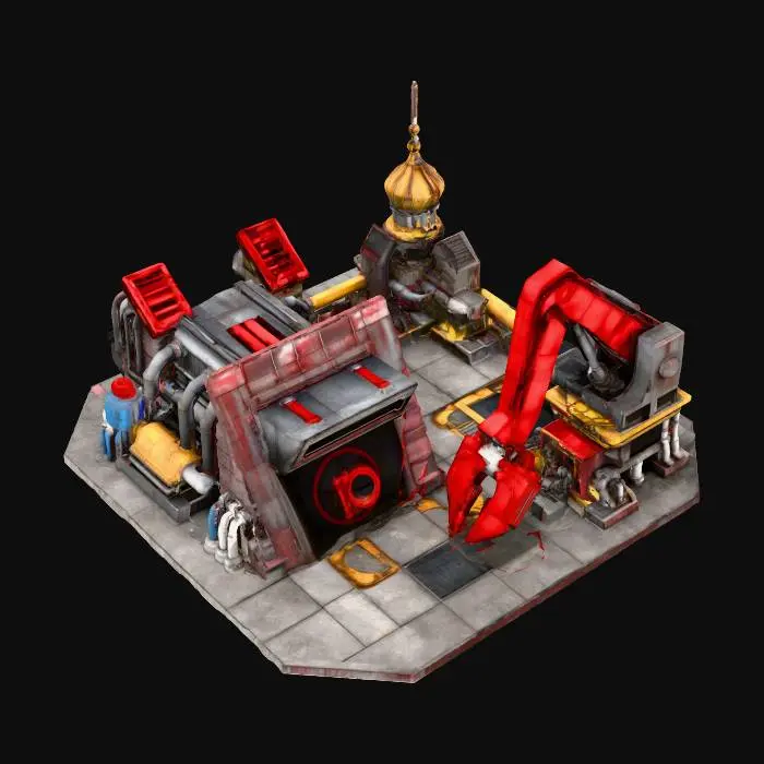 3D model for RA2: Soviet Construction Yard