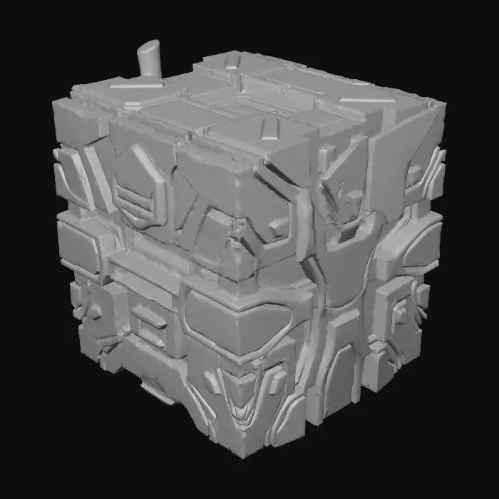 3D model for Subnautica ALAN Containment Cube