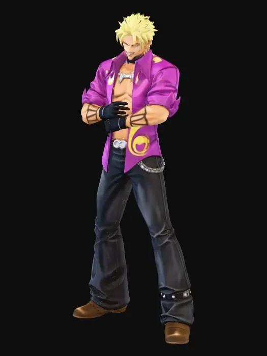 3D model for Confident Fighter Character