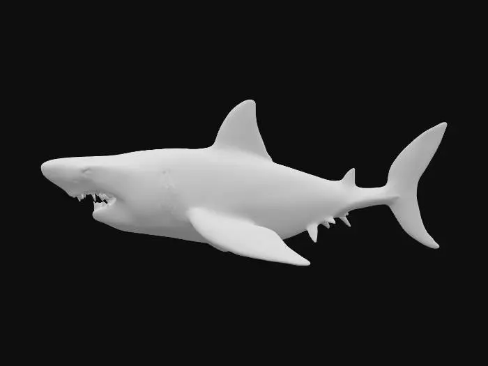3D model for Greetings and Salutations may you please create a shark?
